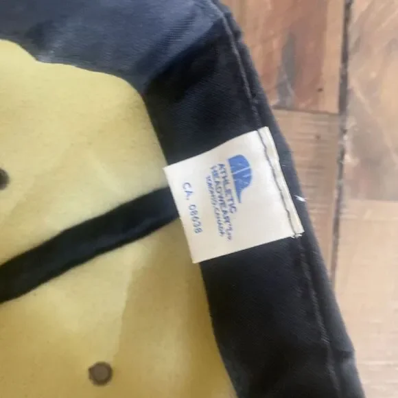 NOS Vintage Jack Hume Adventures‎ Patch Black Hat Snapback Puffy Cap Hunting - Picture 7 of 10